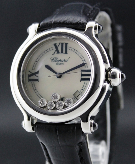 (image for) CHOPARD 38MM STEEL HAPPY SPORT WATCH / MOP